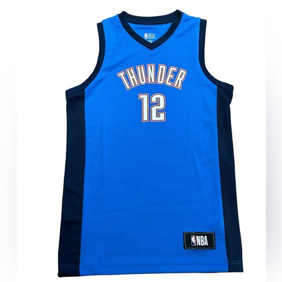 NBA OKC Thunder Youth Large Blue Jersey #12 Adams